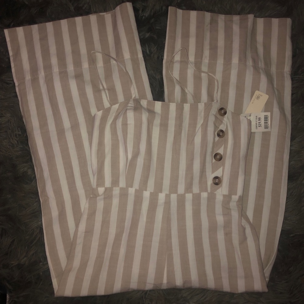 Stripped jumpsuit